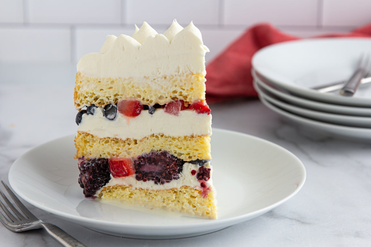 Milk’N Berries® Cake with Tres Leches Porto's Bake at Home