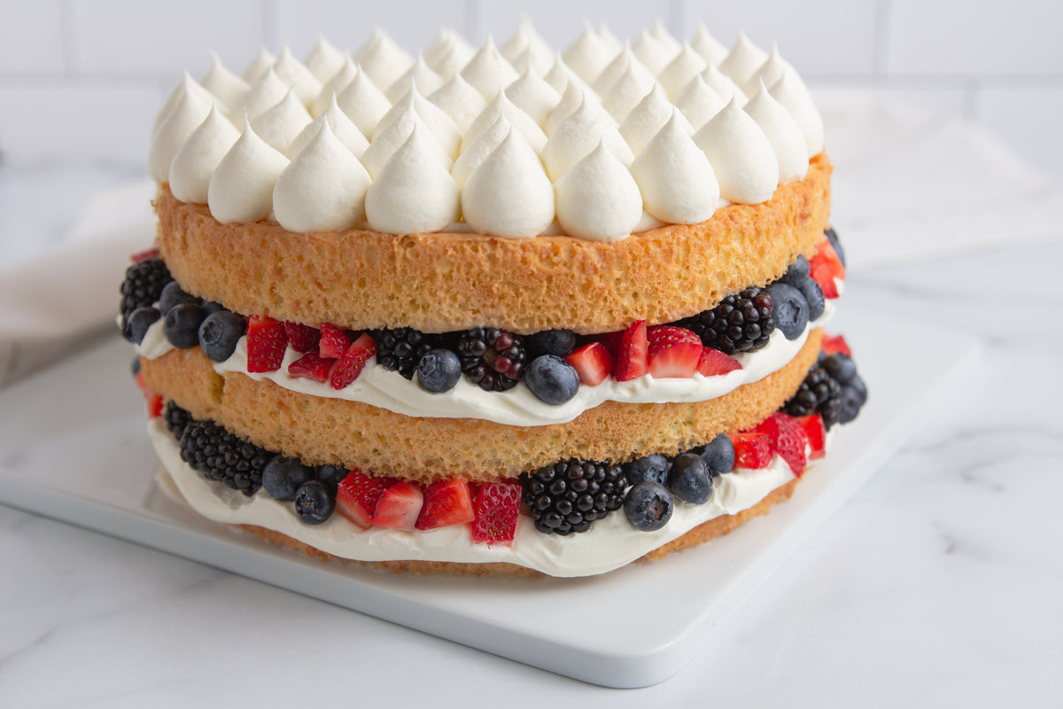 Milk’N Berries® Cake with Tres Leches | Porto's Bake at Home